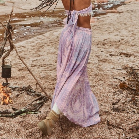 NWT SPELL FARRAH MAXI SKIRT, Size Medium, stretchy waste - Picture 2 of 7